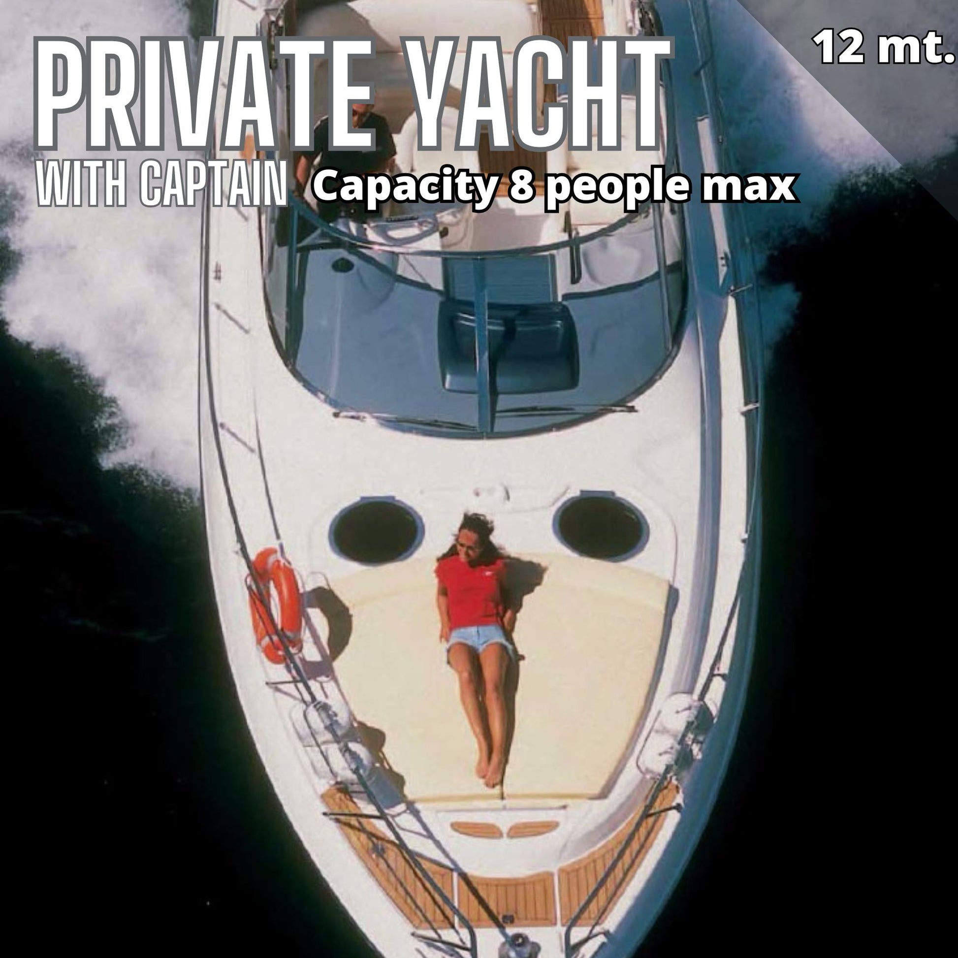 boat hire gran canaria - view of sunkiss yacht from the drone