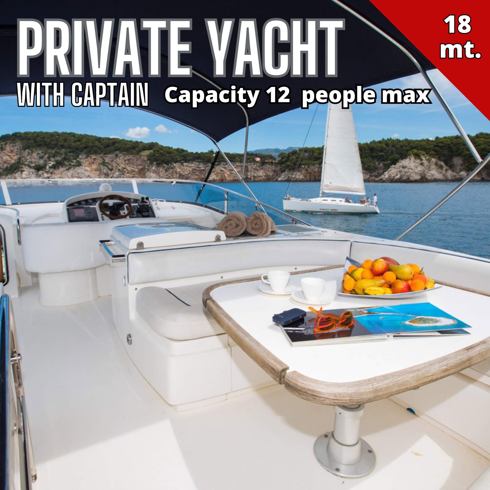 gran canaria boat rental - magic island living room external