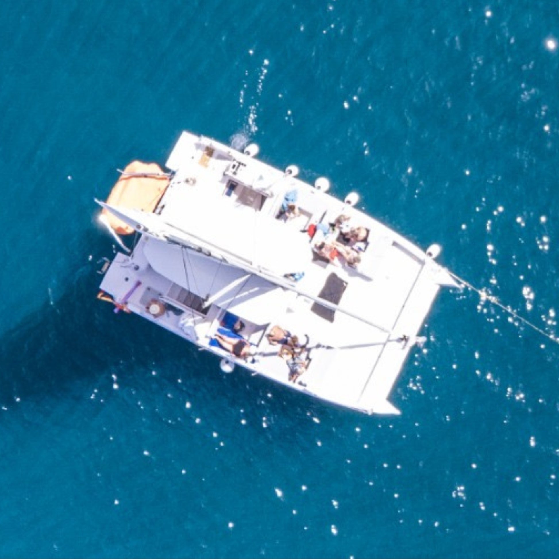 stingray catamaran gran canaria - view from above