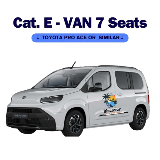 Rent a Car - Cat E (Van 7 Seats)