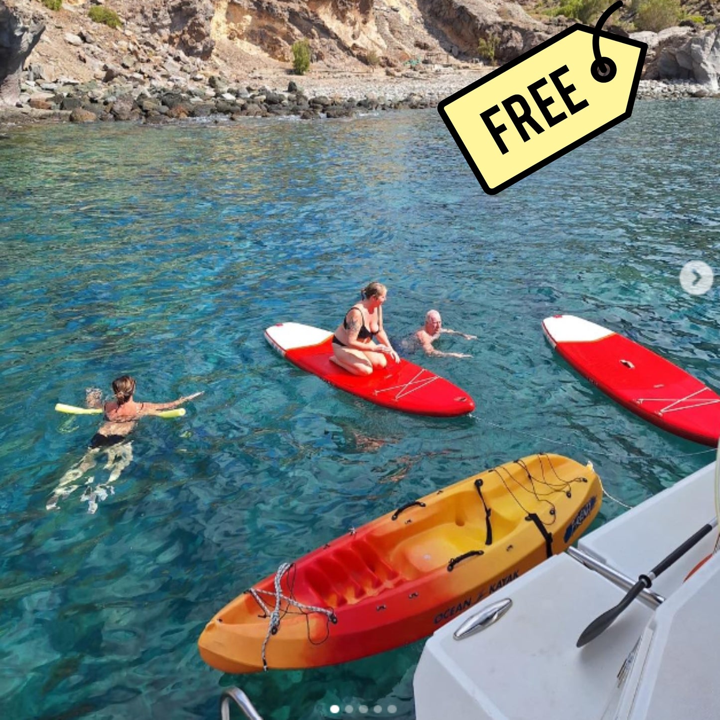 exclusive boat gran canaria free kayak