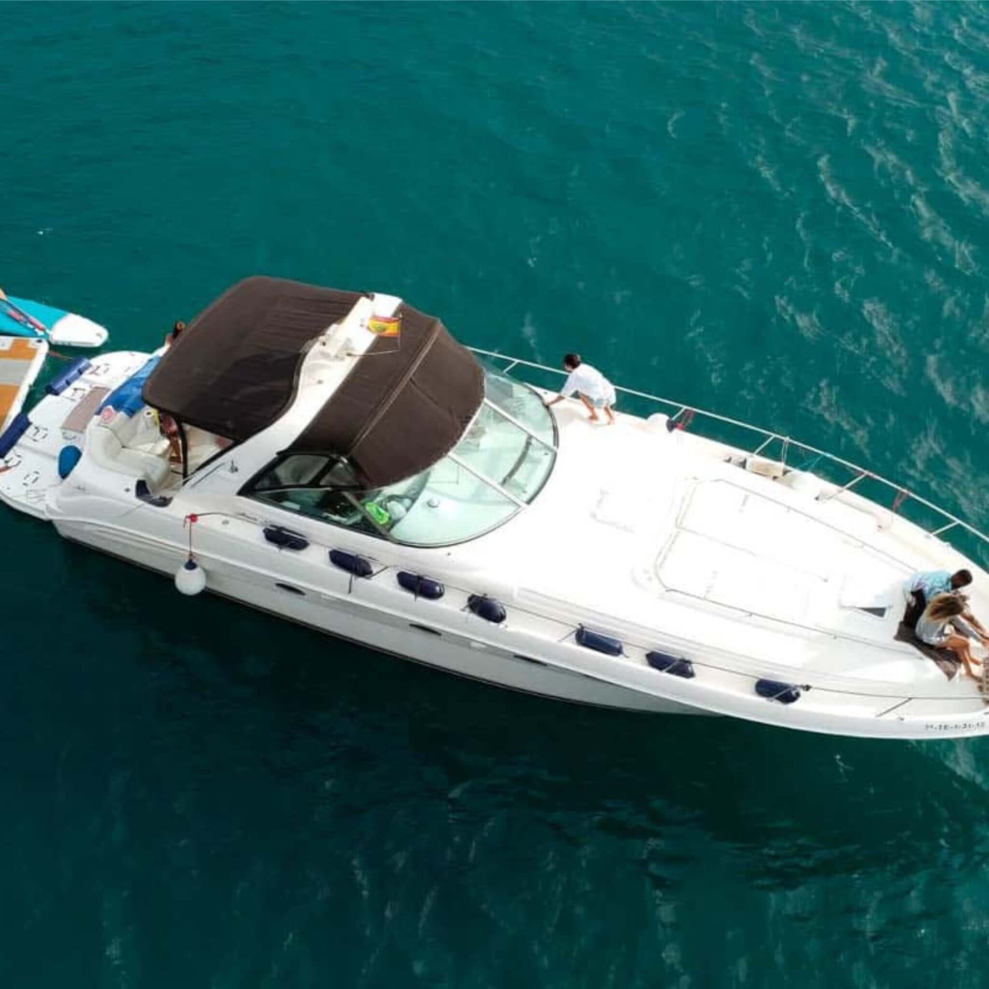 Shared Yacht Boat Trip for water sports - yacht view