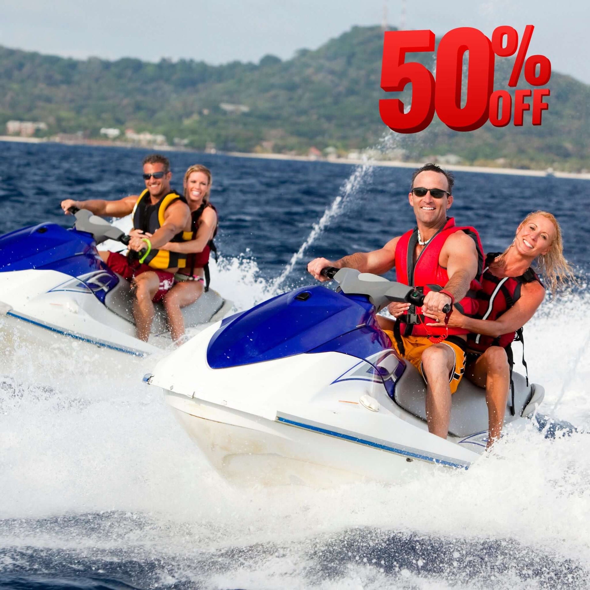 catamaran trips - jet ski rental