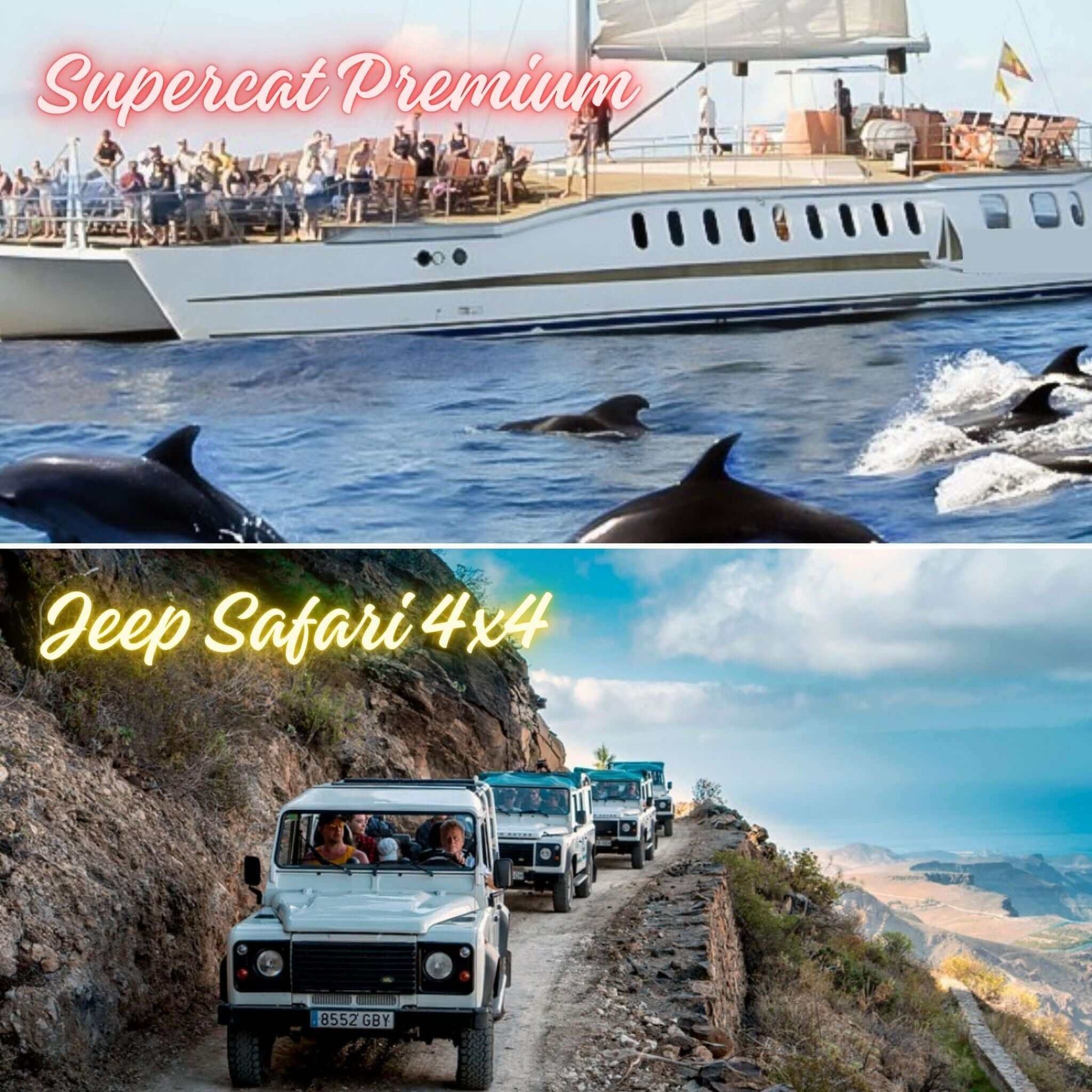 Combo Catamaran Boat Trip & Jeep Safari
