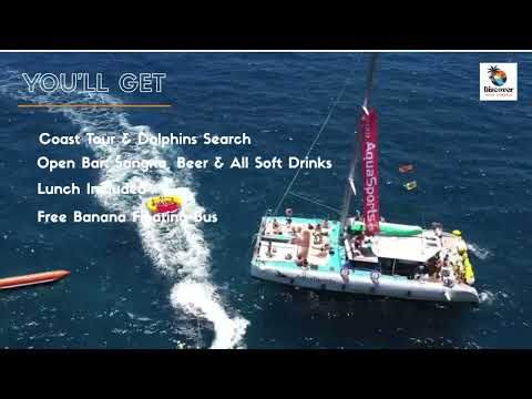 catamaran boat trips - video