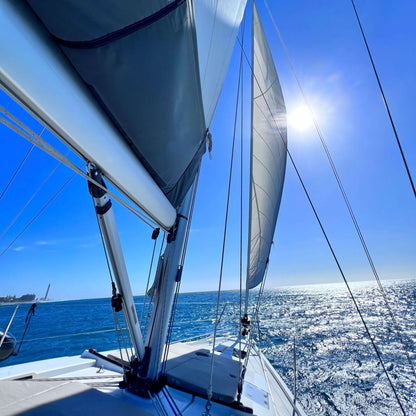 sailing boat private charter gran canaria - sailing to the sunset