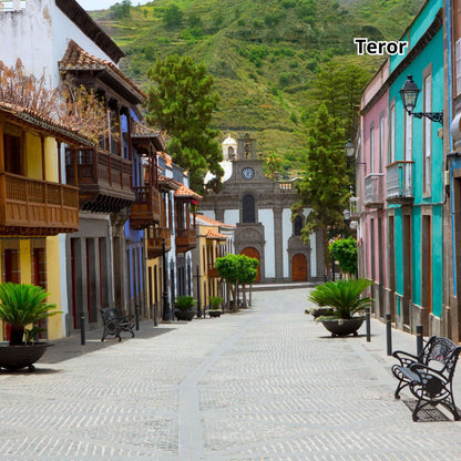 bus tour gran canaria - landscapes teror